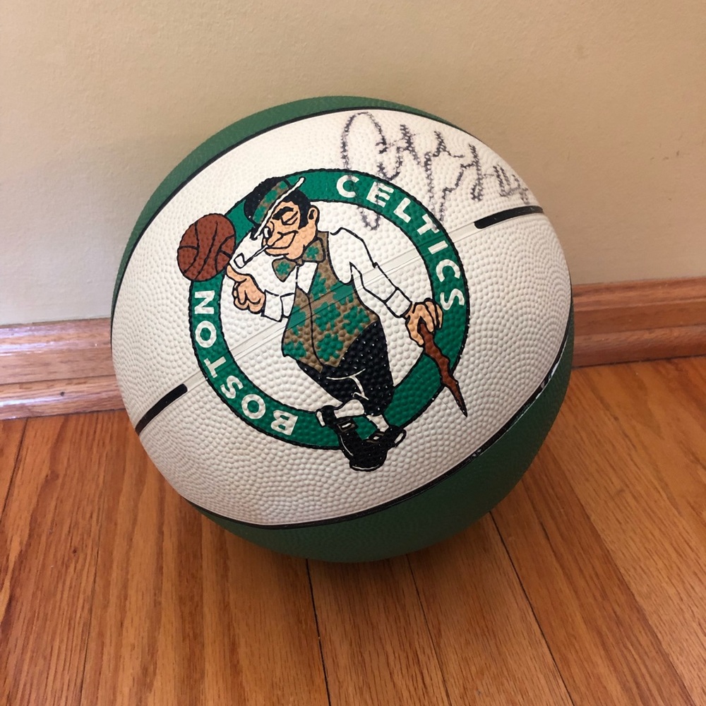 Autographed Celtics Basketball